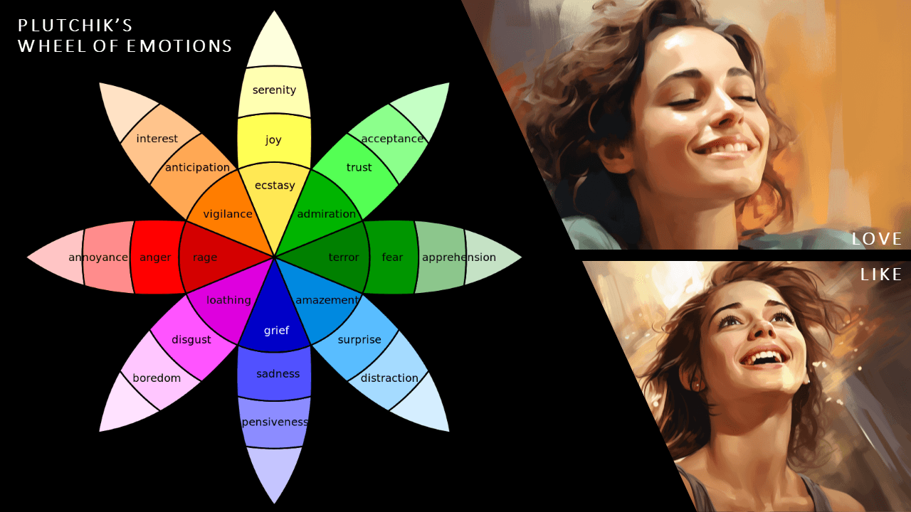 Cover Image for Love and Like: Dissecting Actions Through Plutchik's Prism!🧩